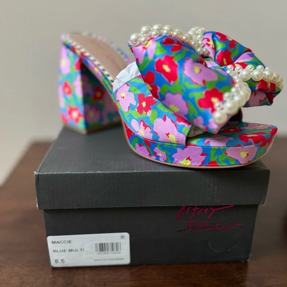 Betsey Johnson Maccie Block
Heel Sandals new size 8/5.         #33 - Picture 6 of 6